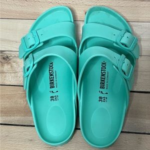 Birkenstock rubber sandals. Great used condition! Size 38.